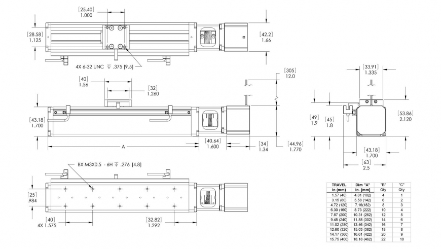 USAutomation 42 Product Drawing