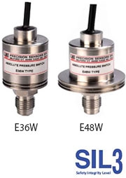 E36W and E48W Absolute Pressure Switch SIL 3
