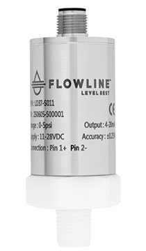 DeltaSpan™ LD37 External Anti-Corrosion Pressure Liquid Level Sensor Transmitter from Flowline