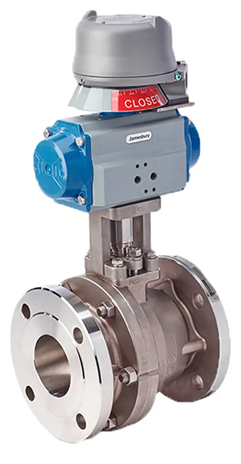 Jamesbury™ Series 9000 Full Port Flanged Ball Valve from Valmet