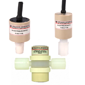 P15M Series Teflon® Gauge Pressure Switch from UE Precision Sensors