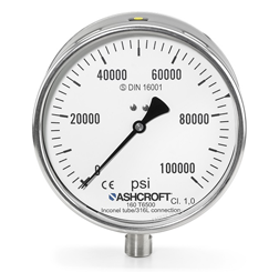 T6500 Stainless Steel Pressure Gauge from Ashcroft