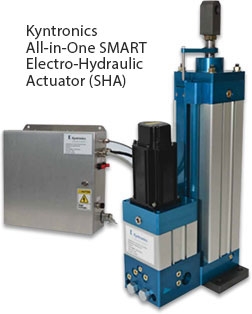 Kyntronics All-in-One SMART Electro-Hydraulic Actuator (SHA)