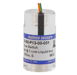 M-50 Series Fixed Set Point Flow Switches from Malema