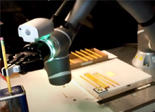 TM Robot Machine Tending a Pencil Sharpener