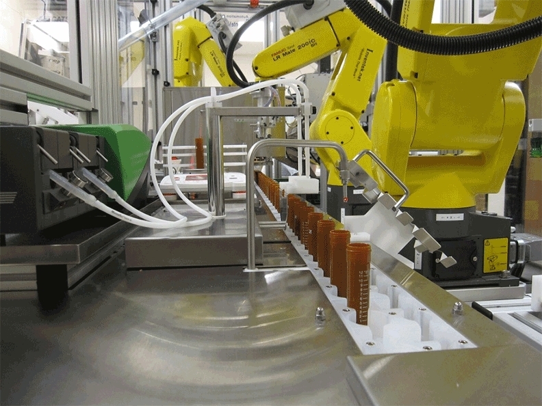 Bottling System Multi Robot Example