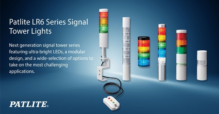 Patlite LR6 Series Signal Tower Lights