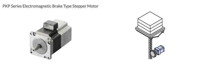 PKP Series Electromagnetic Brake Type Stepper Motor