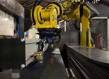 Valin Supporting an Automated Press Brake Work Cell with Flexible Conveyance and Safety Infrastructure